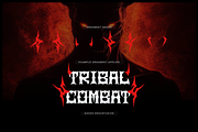 Tribal Combat | Death Metal Typeface, a Blackletter Font by Denustudios (Thumbnail 11 of 12)