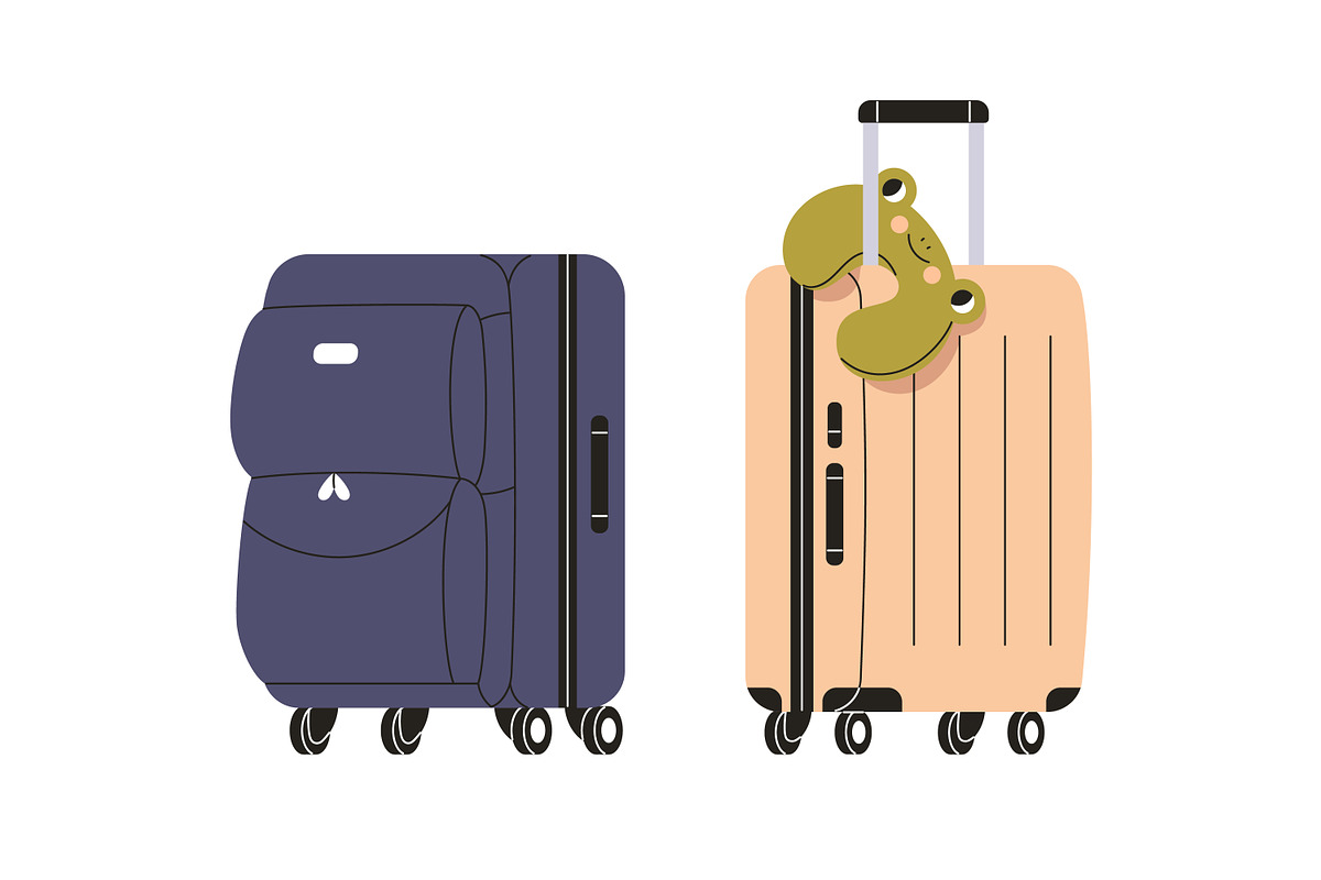 Travel luggage, suitcases set, an Object Illustration by Good Studio (Photo 6 of 9)