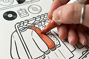 Cozy Girl Moments Coloring Pages, a Person Illustration by Image for Sale (Thumbnail 2 of 3)
