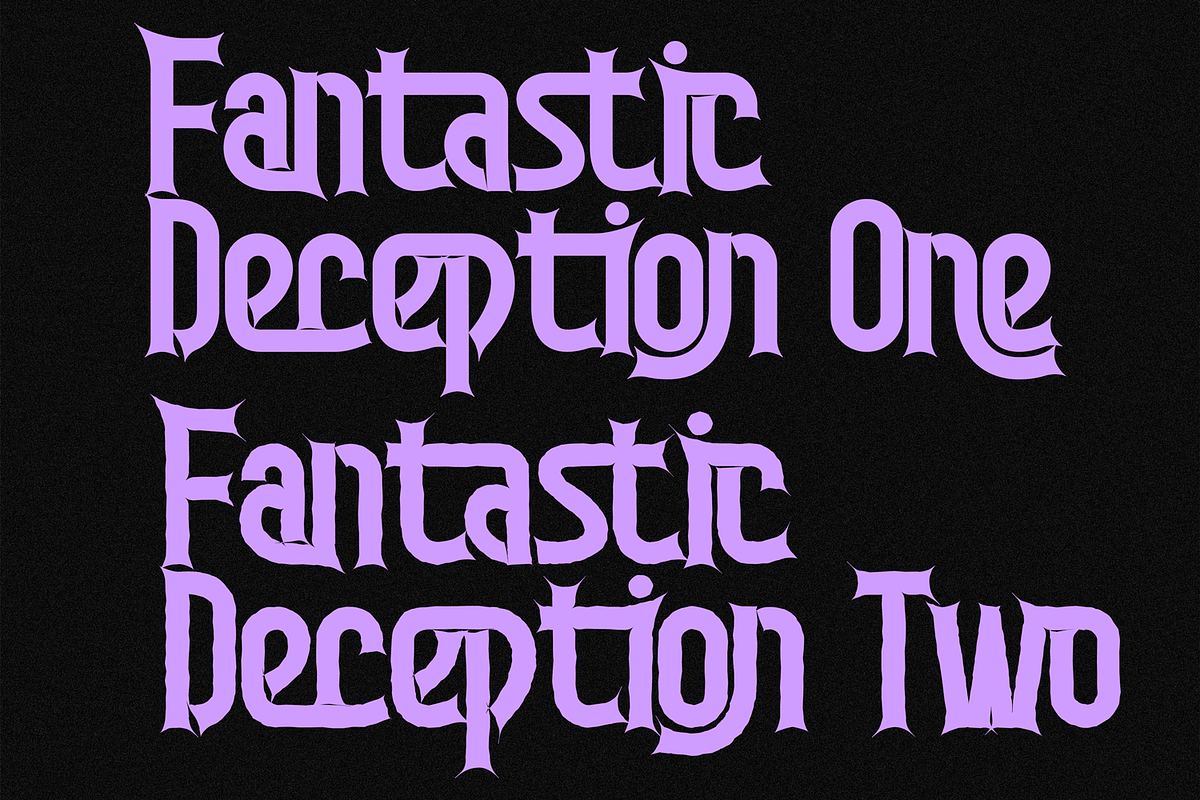 Fantastic Deception Font, a Serif Font by 177Studio (Photo 7 of 9)