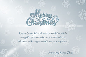 Merry Christmas Card Design Template