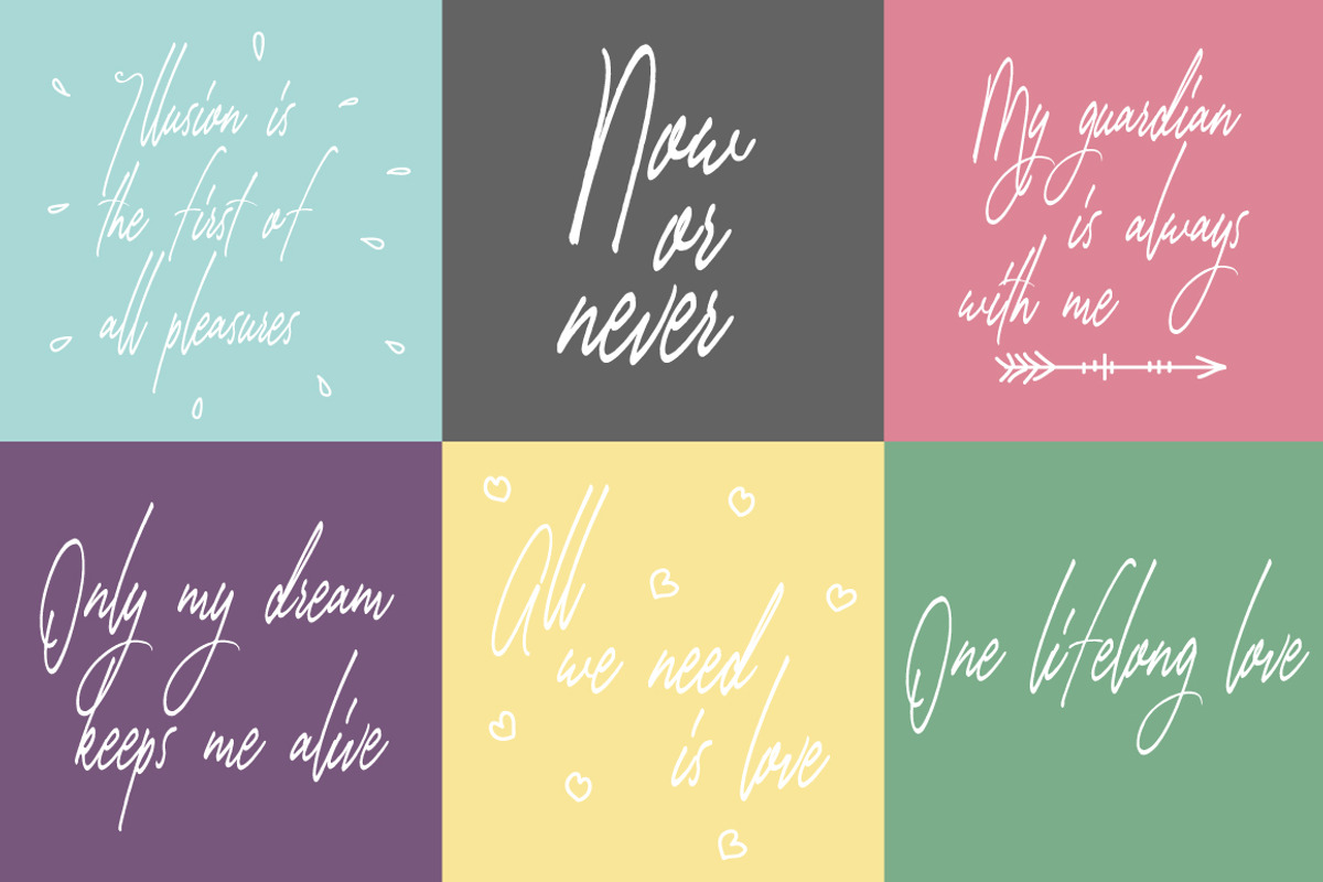 Smitten Script preview 4