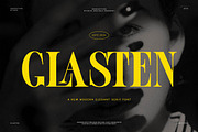 Glasten Elegant Serif Font, a Serif Font by Perfectype (Thumbnail 1 of 8)