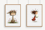 Whimsical Easter Clipart Bundle PNG, an Illustration by Libby Wishes (Thumbnail 3 of 7)
