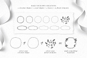 Floral Wreaths & Botanical Shapes, a Decorative Illustration by Pigment Café (Thumbnail 6 of 8)