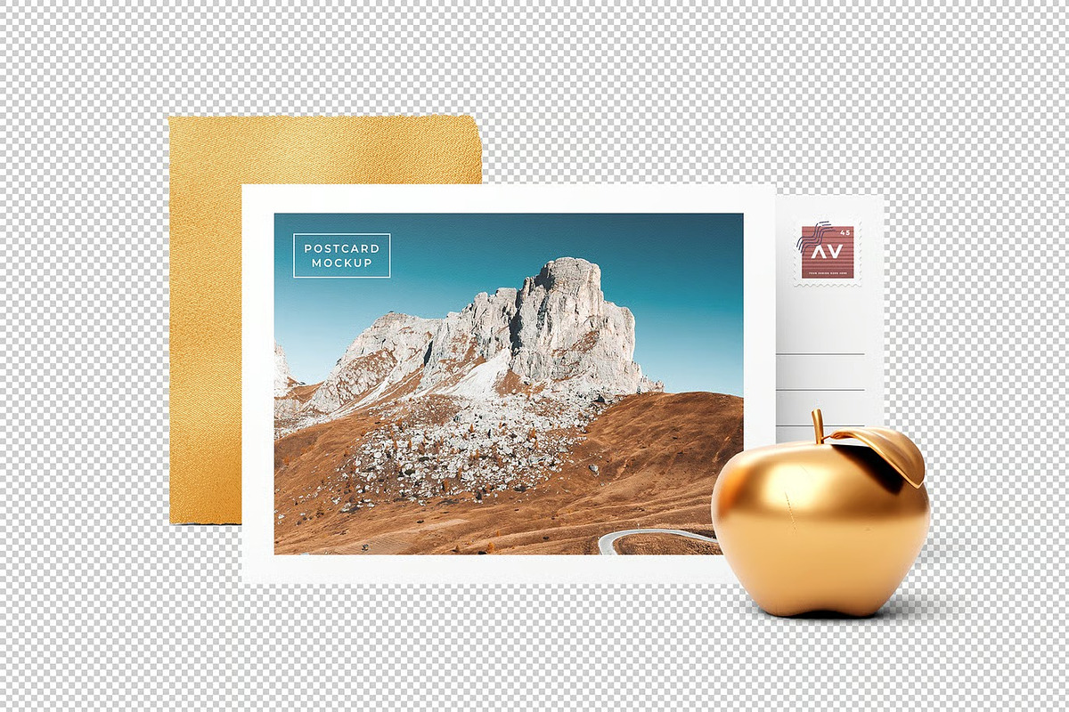Postcard Mockup, an Advertising Mockup by zpackcreative (Photo 3 of 5)