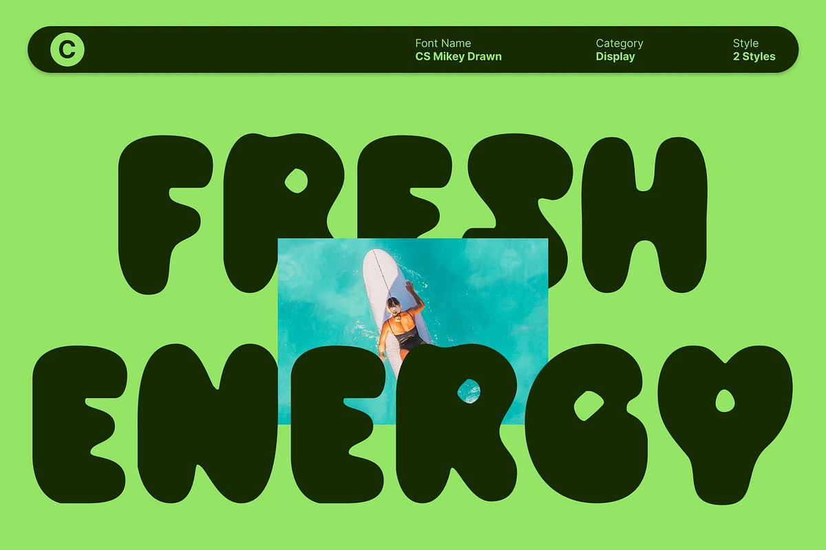 CS Mikey Drawn, a Sans Serif Font by Craft Supply Co. (Photo 5 of 8)