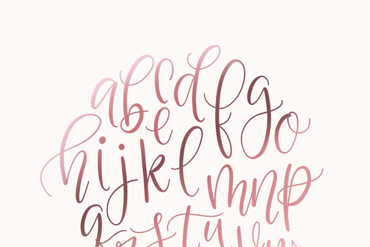 Comfortable Calligraphy Procreate preview 2