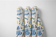 Seamless Cute Cat and Fish Pattern, a Pattern Graphic by Pati Charm Studio (Thumbnail 6 of 6)