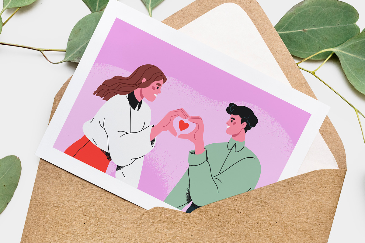 Love couple, romantic relationships, a Person Illustration by Good Studio (Photo 2 of 2)