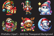 Christmas Characters Png, an Illustration by RobertsArt (Thumbnail 4 of 7)