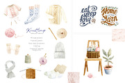 Knitting Watercolor Illustrations, an Illustration by Julia M. Watercolor (Thumbnail 1 of 11)