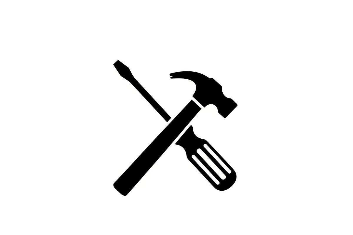 Crossed Hammer Screwdriver Icon, an Icon by musafir_fashion (Photo 5 of 10)