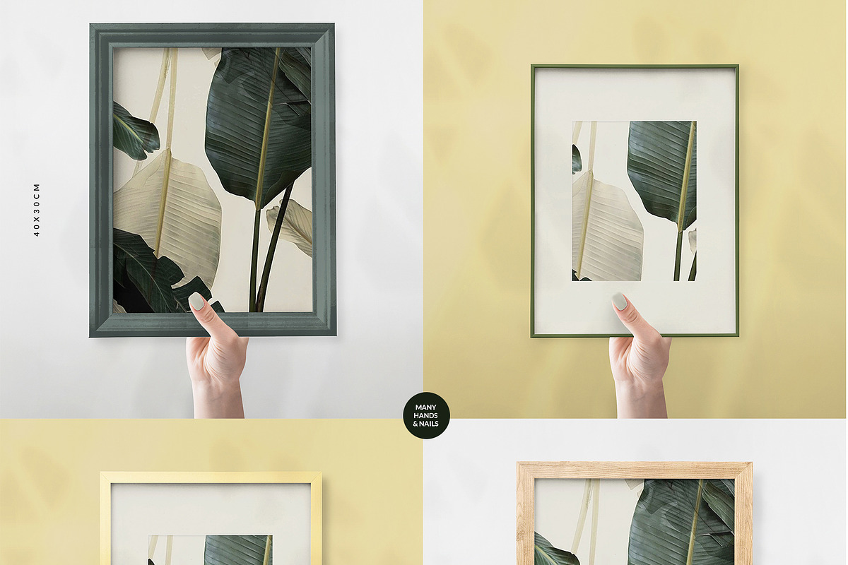 Many Frames Types & Hands Mock-ups, a Household Mockup by Apparel_Mockups (Photo 5 of 6)
