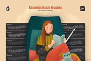 Procreate Shader Brushes Bundle, a Brush Add-On by brushapes.com (Thumbnail 21 of 33)