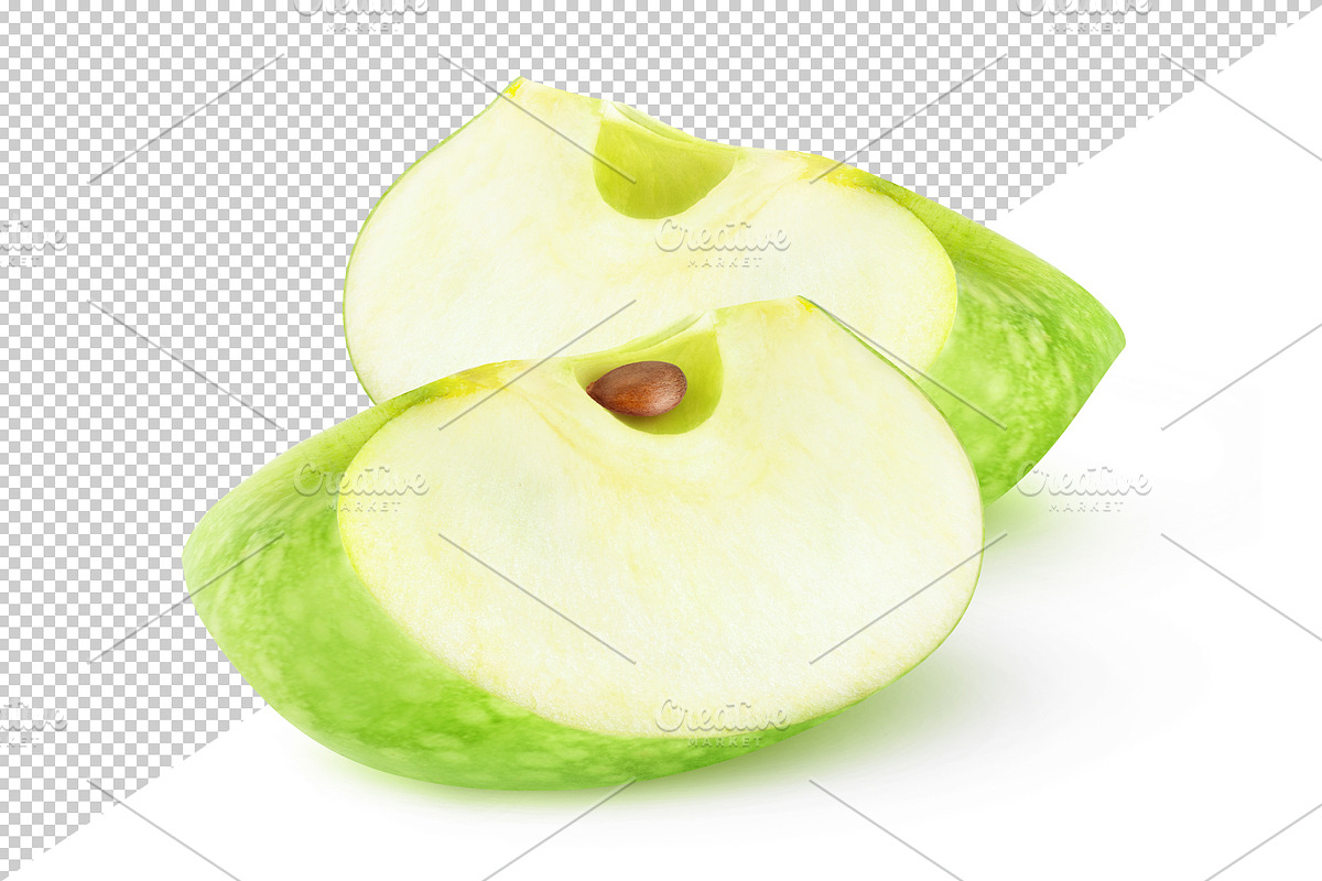 Slices of green apple, an Object Graphic by Fruits+Veggies (Photo 5 of 9)