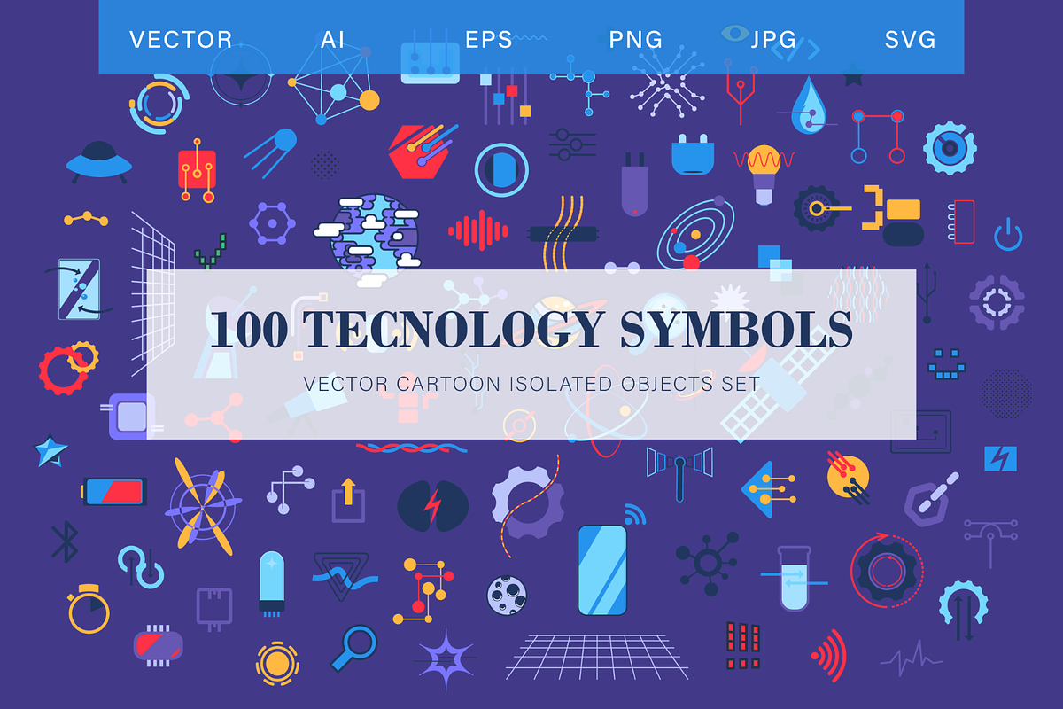Abstract Technological Set, an Object Graphic by barsrsind
