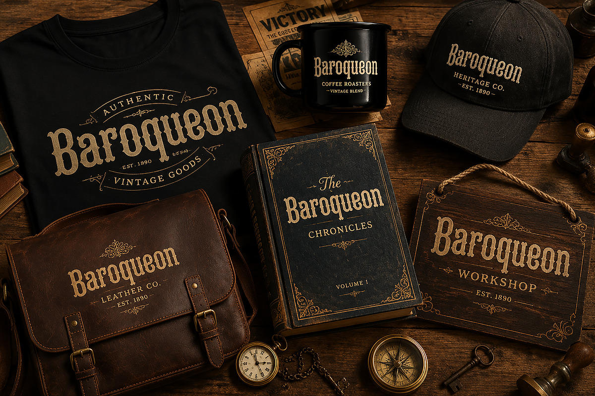 Baroqueon, a Slab Serif Font by Wow Magic (Photo 7 of 7)