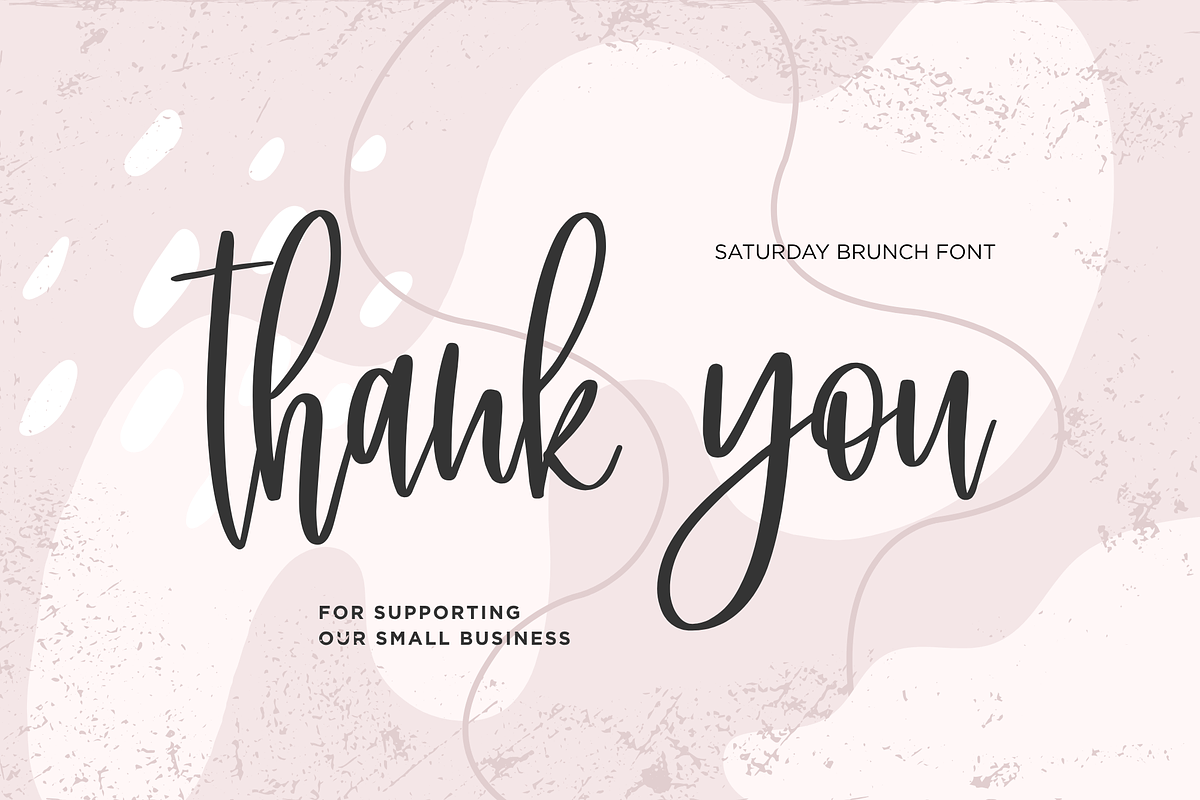 Saturday Brunch, a tight tall script, a Script Font by Rachel White Art (Photo 8 of 18)