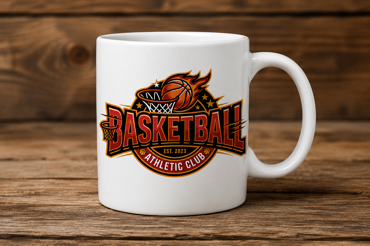 Flaming Basketball Athletic Club, an Object Graphic by Artivon (Photo 1 of 3)
