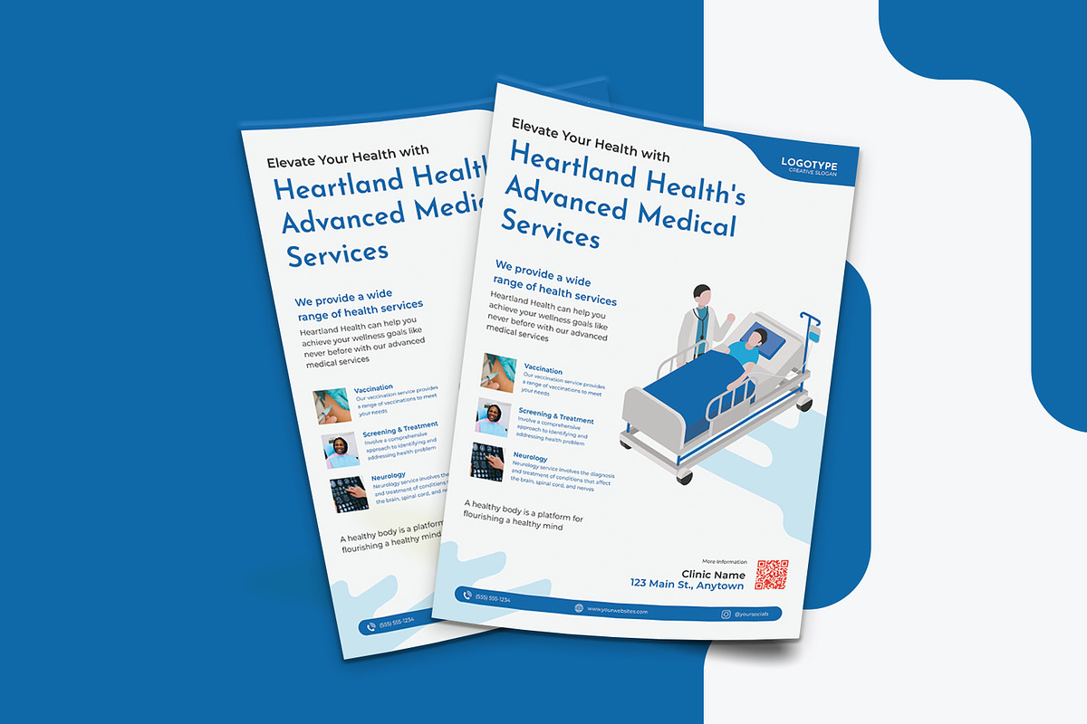Health Clinic - Flyer, a Design Template by VUNIRA (Photo 2 of 3)