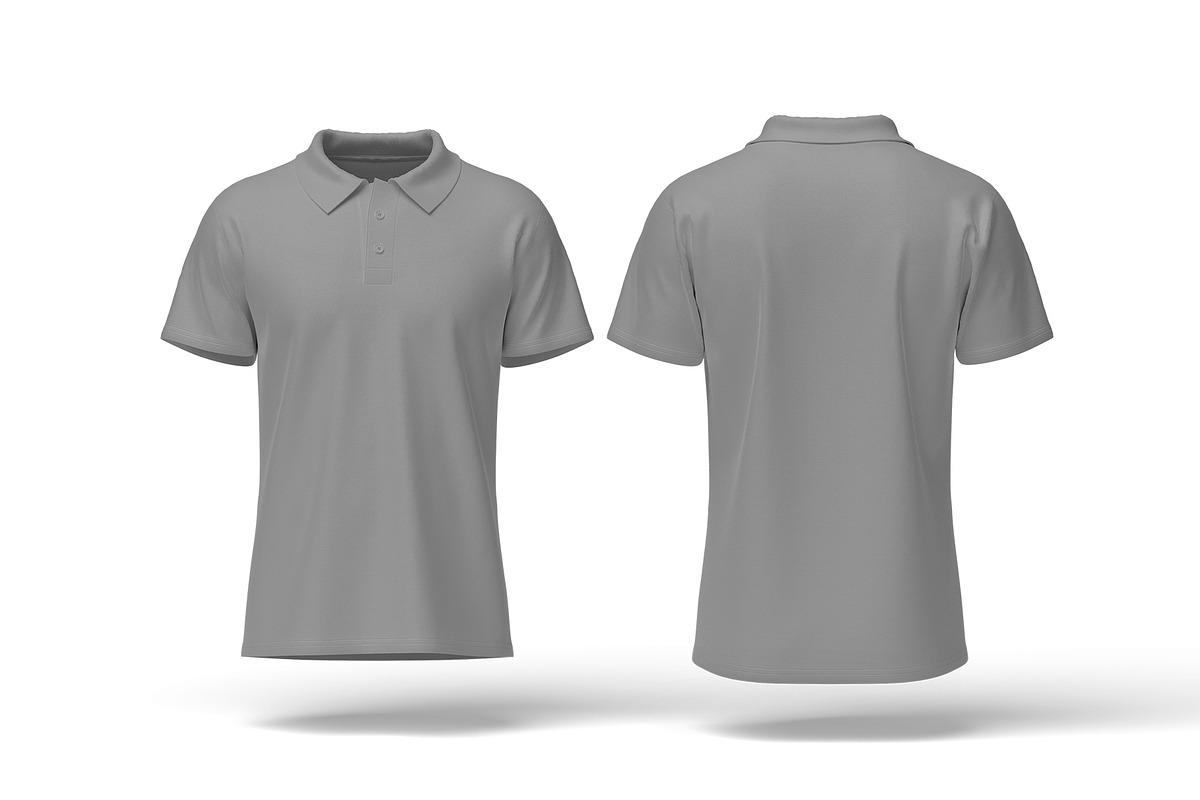 Polo T-Shirt Mockup, an Apparel Mockup by mockupbuys (Photo 7 of 8)