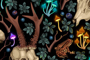 Spellbound Forest Pattern, a Pattern Graphic by GreyLilac (Thumbnail 3 of 8)