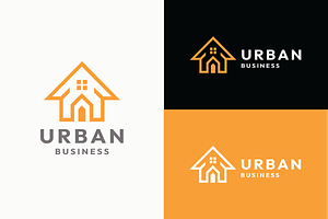Urban Modern Home & Real Estate Logo, a Branding & Logo Template by Design_Planet