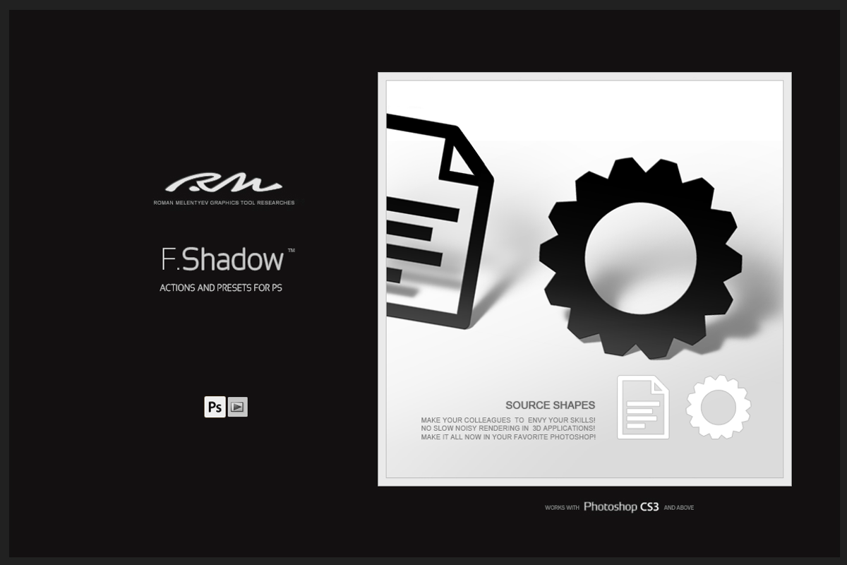 RM Shadow Me! (PS brushes), a Brush Add-On by R M (Photo 9 of 9)