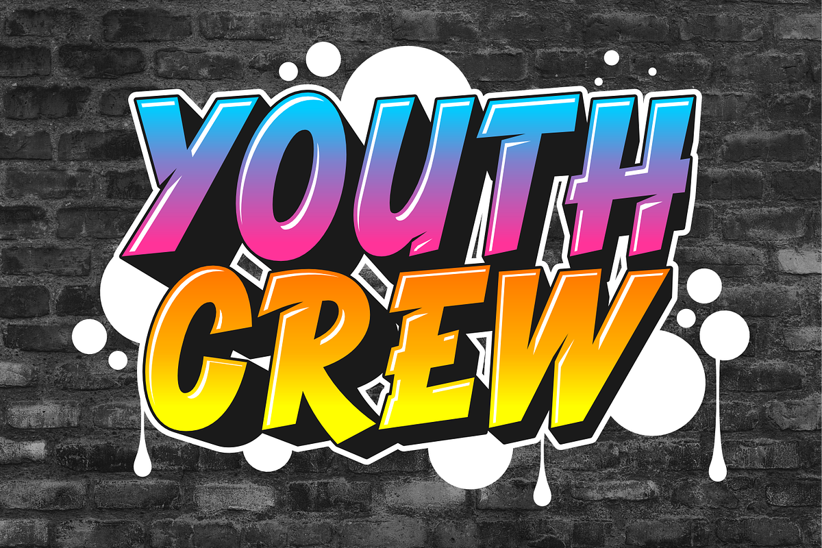 Super Lines - Graffiti Font, a Handwritten Font by Keithzo (Photo 2 of 5)