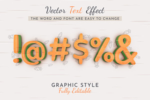 Splatter Carrot Editable Text Effect