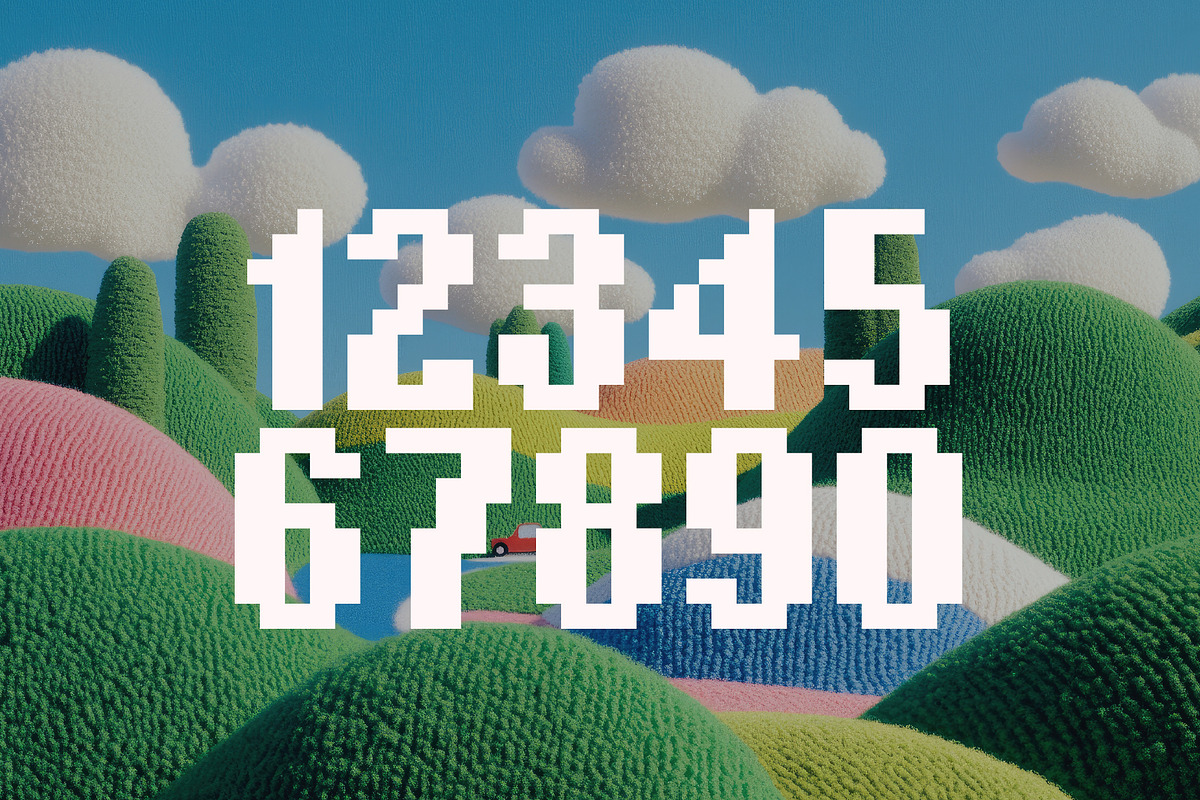 PixelPurl - 8Bit Pixel Font, a Sans Serif Font by HipFonts (Photo 8 of 8)