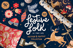 Festive Folk Graphic Collection