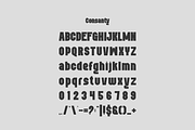 Consanty - Condensed Font, a Sans Serif Font by Iqsiart Studio (Thumbnail 4 of 7)