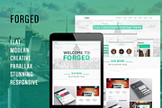 Forged - OnePage Parallax Theme, a WordPress Template by Theme-Forge (Thumbnail 1 of 5)