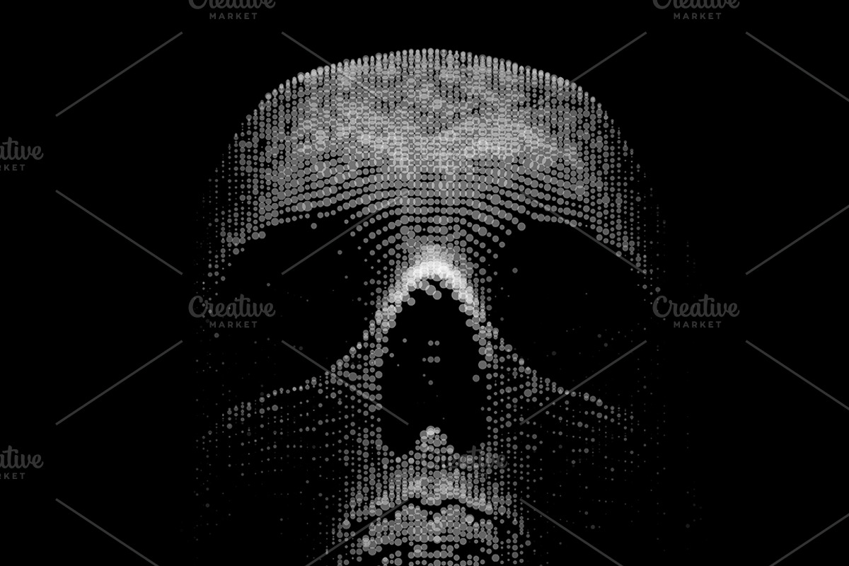 The Skull 5 Backgrounds, a Technology Illustration by GarryKillian (Photo 3 of 6)