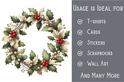 Beige Christmas Clipart, an Illustration by Pixels.Craft (Thumbnail 3 of 5)
