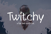 Twitchy - Fun Slab Serif Display, a Slab Serif Font by Lemon Studio Type (Thumbnail 1 of 5)