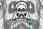 THREE SKULL, a Work Illustration by Behold creative supply (Thumbnail 1 of 3)