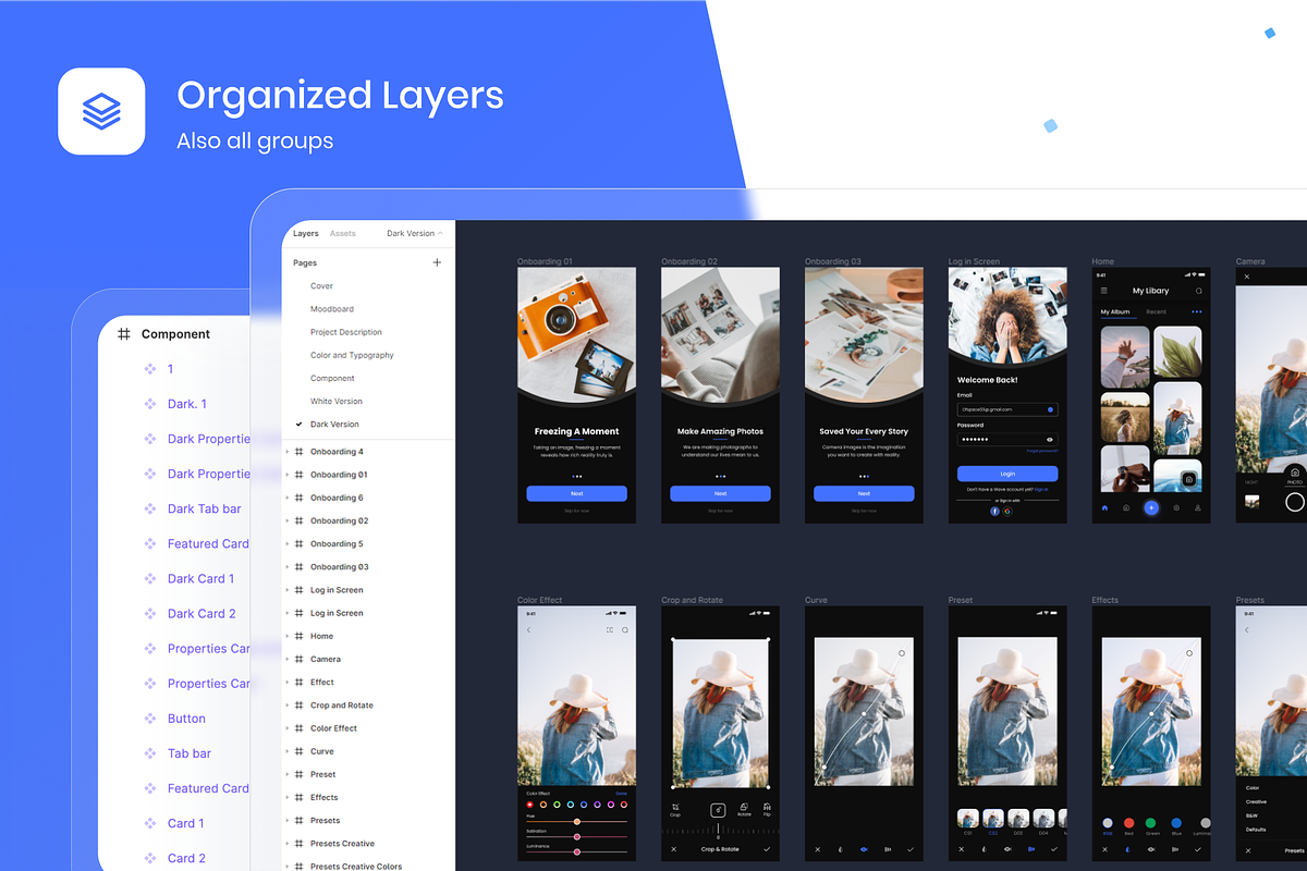 SyncPro-Camera App UI Kit, an App Template by Ofspace Digital Agency (Photo 3 of 4)