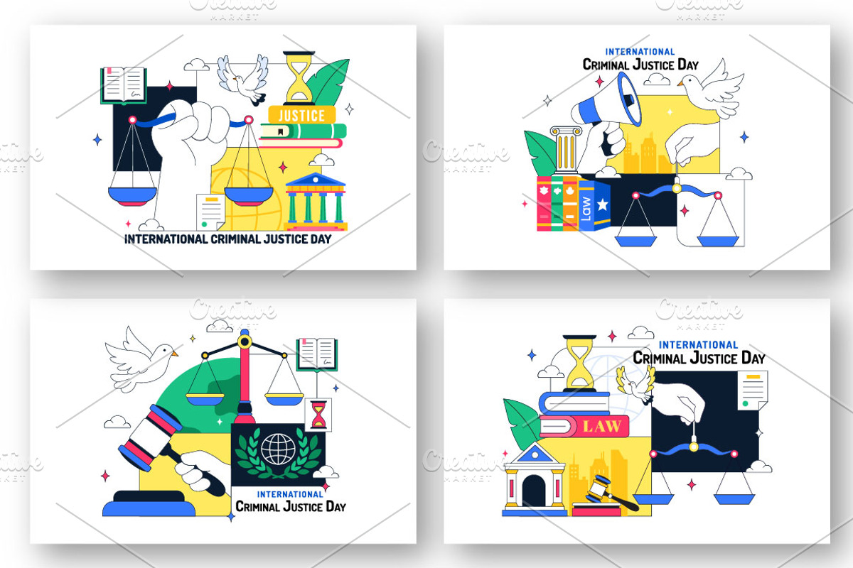 10 International Criminal Justice, a Person Illustration by denayunebgt (Photo 3 of 4)