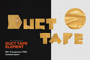 Duct Tape PNG Element, a Graphic by Gravito (Thumbnail 3 of 7)