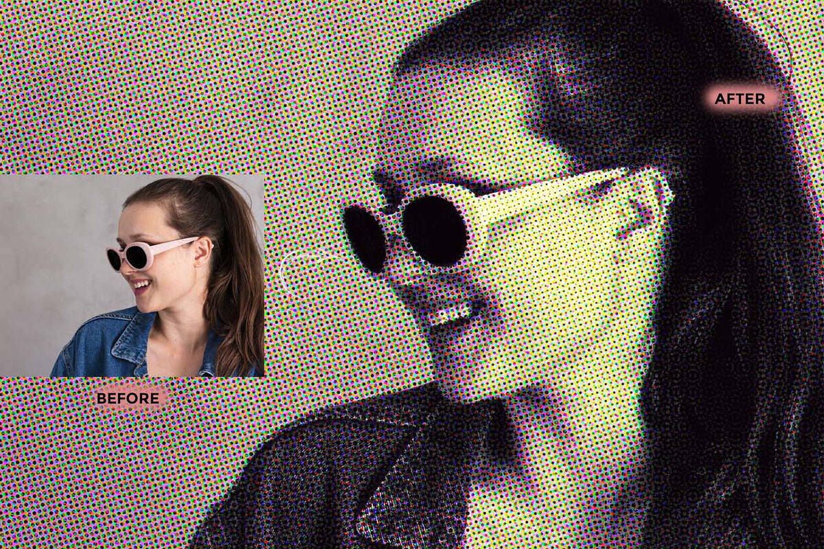 HALFTONE X Experimental Halftone, an Action Add-On by Studio Retouch (Photo 7 of 63)