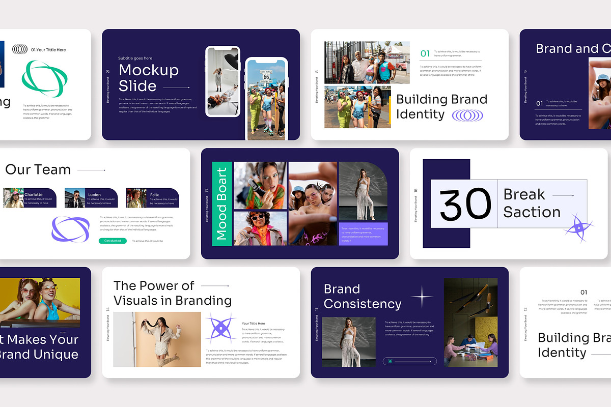 Elevating Your Brand PowerPoint, a Presentation Template by Premast (Photo 3 of 4)