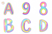Brushstroke Alphabet PNG Clipart., an Object Illustration by KennedyStudio (Thumbnail 3 of 4)