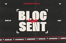 Blocsent - Bold Display Font