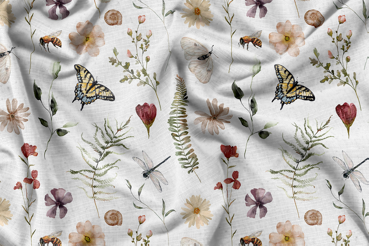 Wildflowers Watercolor Collection, a Decorative Illustration by Les Frolova (Photo 10 of 12)
