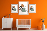Nursery frame mockup, nursery wall, a Print Template by Ali's Designs (Thumbnail 3 of 3)