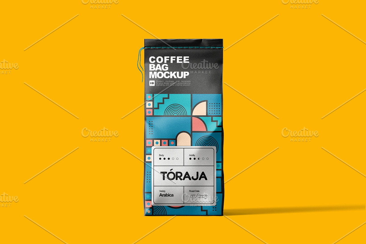 Coffee Bag Mockup, a Packaging Mockup by Aprndy85 (Photo 2 of 3)