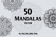 50 Mandalas, an Object Graphic by Elinorka (Thumbnail 1 of 3)